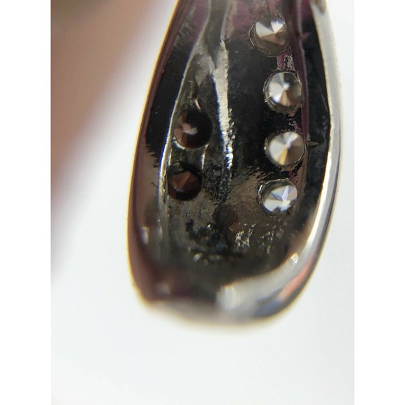 Danbury Mint Ruby CZ Drop Post Earrings - Picture 8 of 11